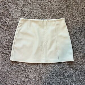 Steve Madden leather mini skirt